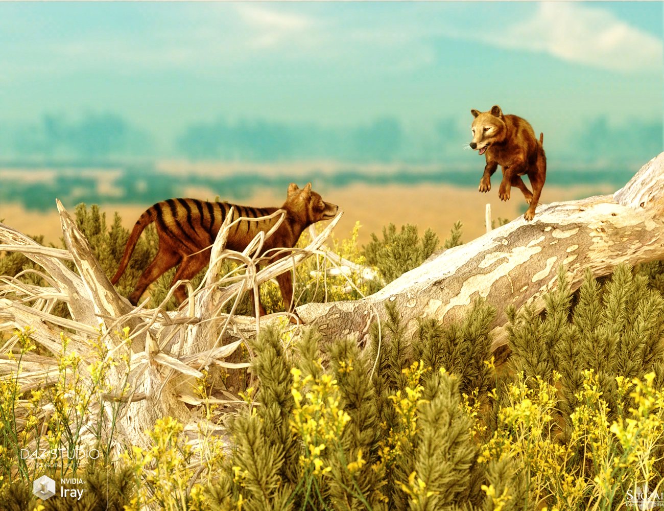 Thylacine by AM Thylacine by AM by: Alessandro_AM, 3D Models by Daz 3D