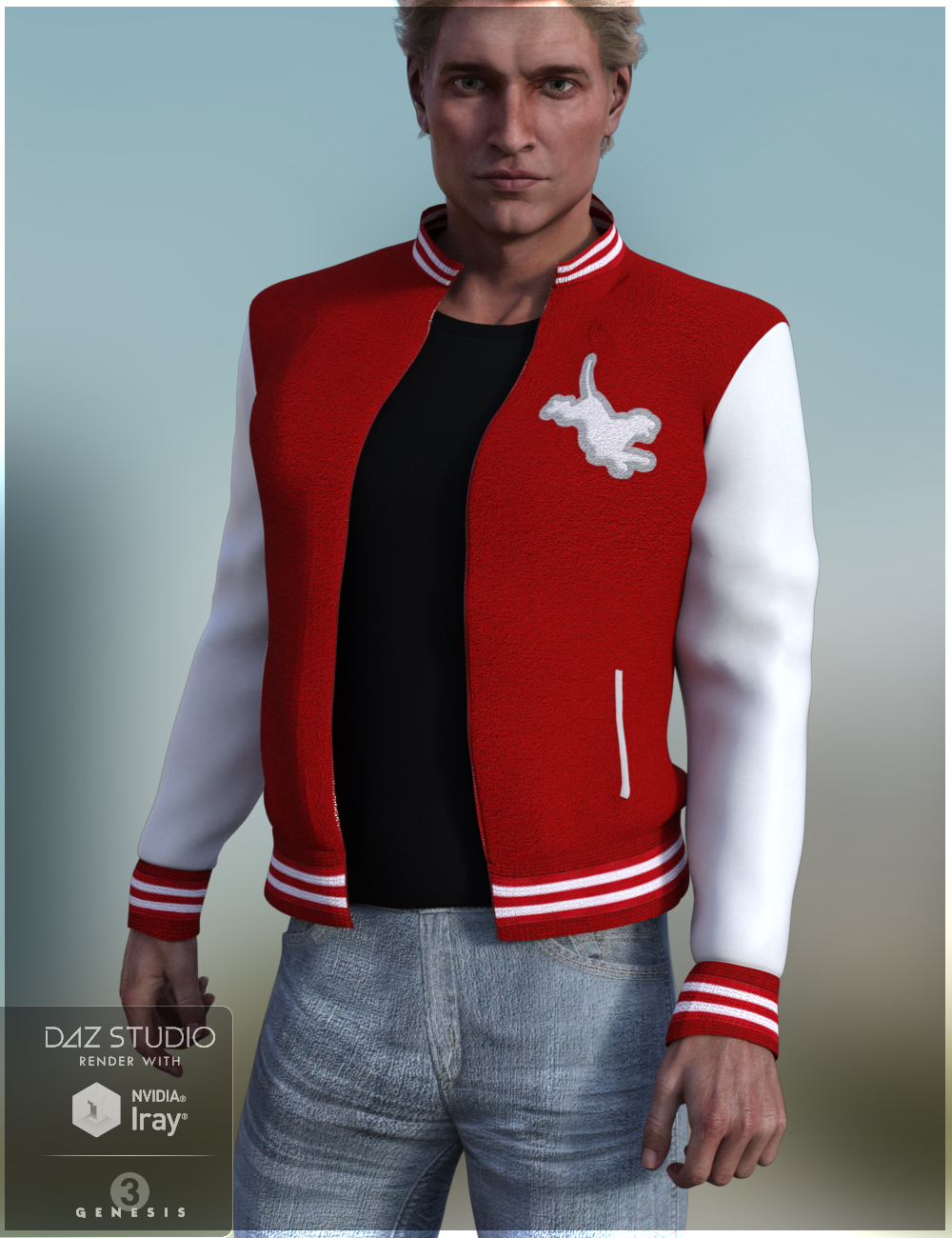 Chilled Out Outfit for Genesis 3 Male(s) by: Nikisatez, 3D Models by Daz 3D