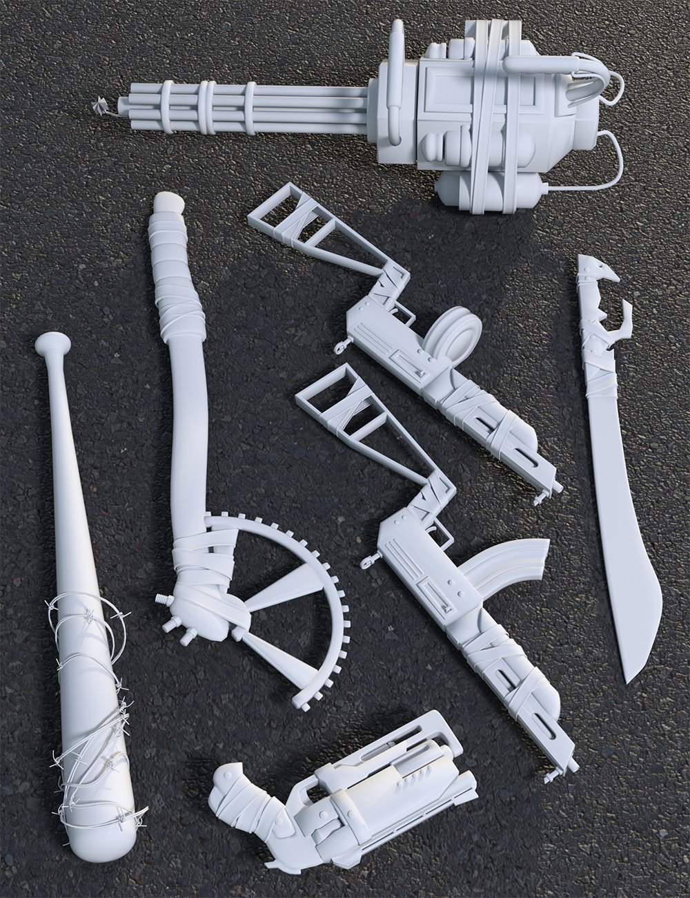 Mad Weapons Mad Weapons by: Val3dart, 3D Models by Daz 3D