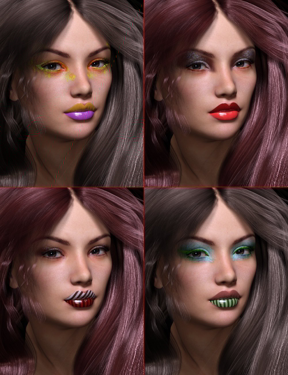 Extreme Closeup: Psychedelic Makeup for Genesis 3 Female(s) Extreme Closeup: Psychedelic Makeup for Genesis 3 Female(s) by: ForbiddenWhispers, 3D Models by Daz 3D