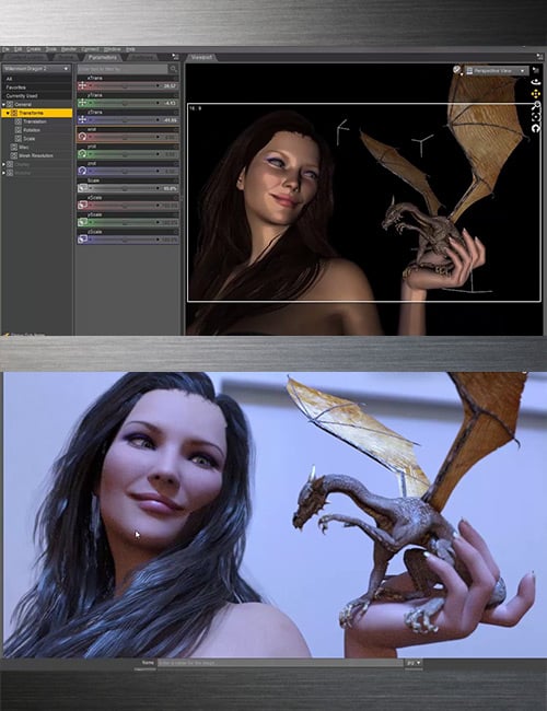 Vicky 7 and Monsters Video Tutorial by: Dreamlight, 3D Models by Daz 3D