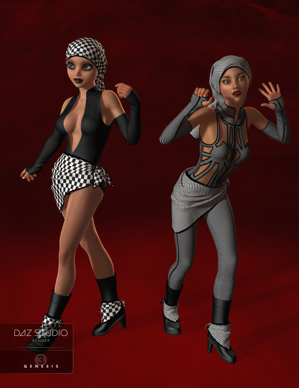 Sleek Chic for Genesis 3 Female(s) by: , 3D Models by Daz 3D