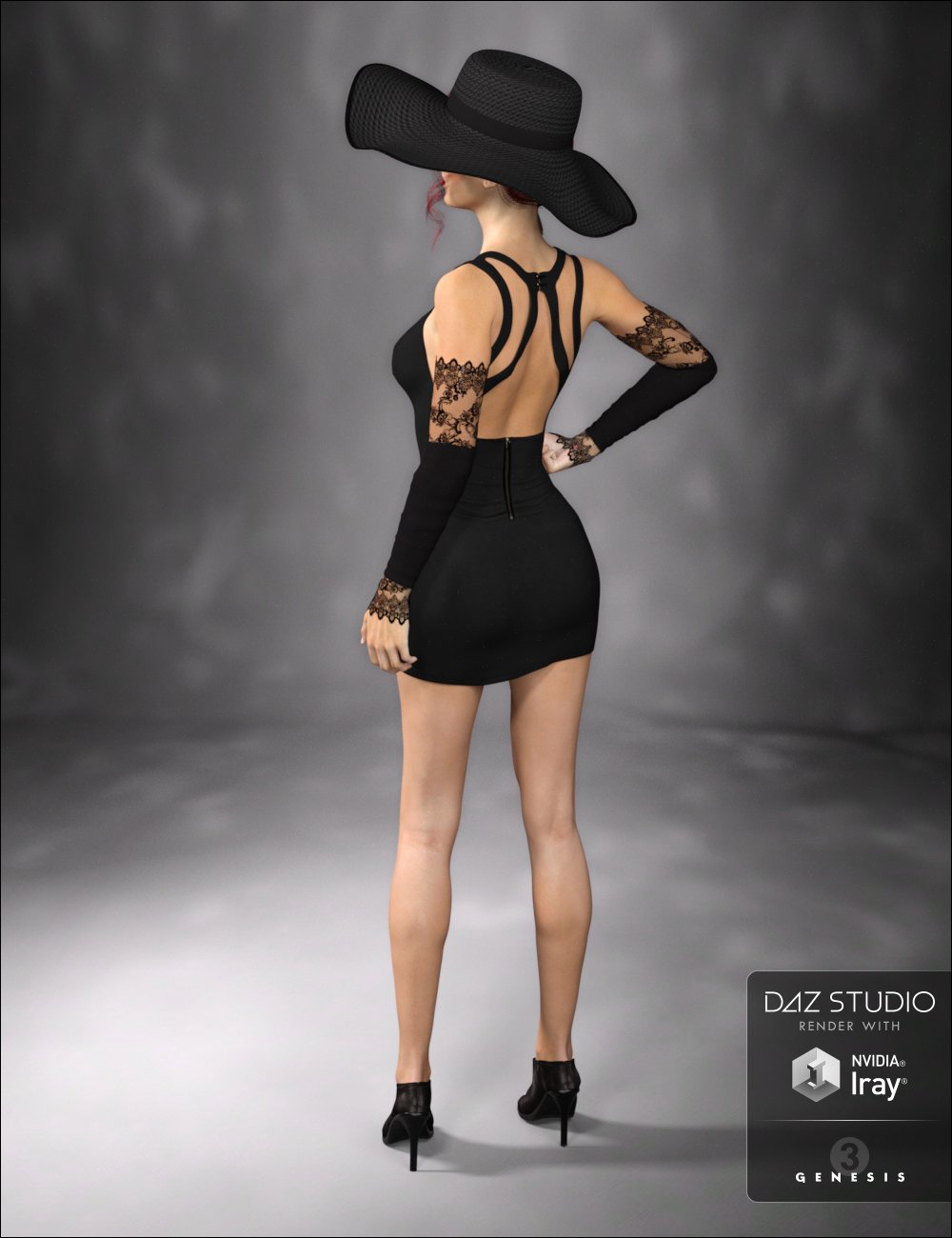 Timeless Outfit for Victoria 7 by: DarkStarBurningMindVision G.D.S., 3D Models by Daz 3D