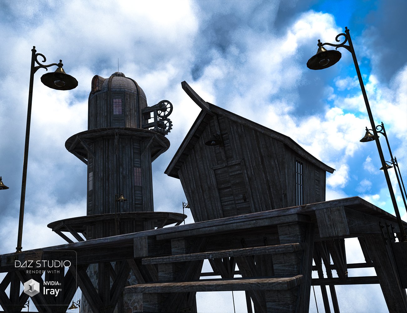 Walden Mill Walden Mill by: Ravnheart, 3D Models by Daz 3D