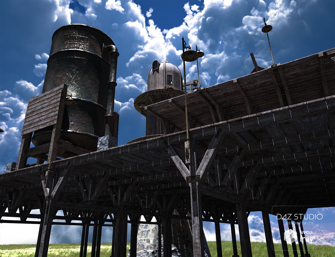 Walden Mill by: Ravnheart, 3D Models by Daz 3D