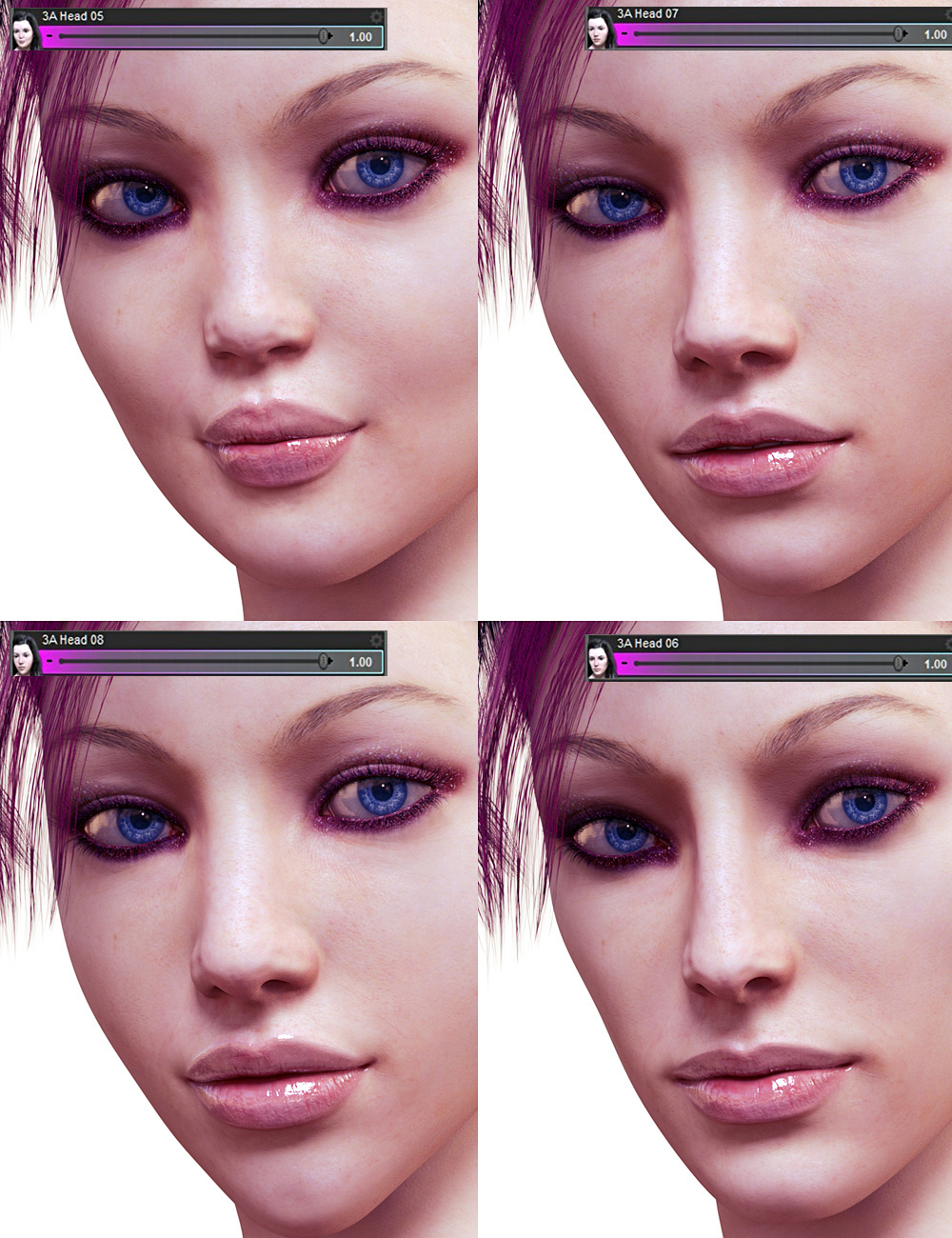 Versatile Morphs for Genesis 3 Female by: 3anson, 3D Models by Daz 3D