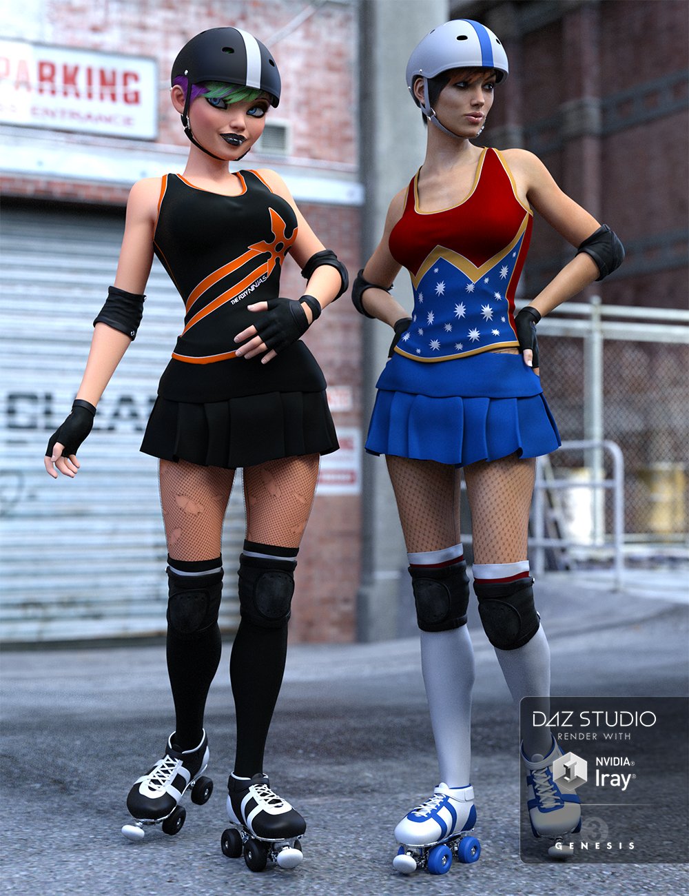 Derby Girl Saison 3 Derby Girl for Genesis 3 Female(s) | Daz 3D