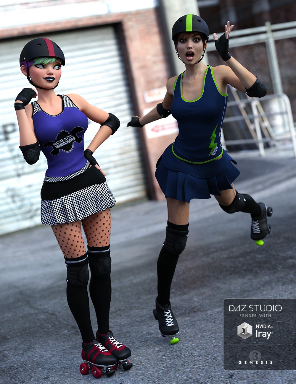 Derby Girl Saison 3 Derby Girl for Genesis 3 Female(s) | Daz 3D
