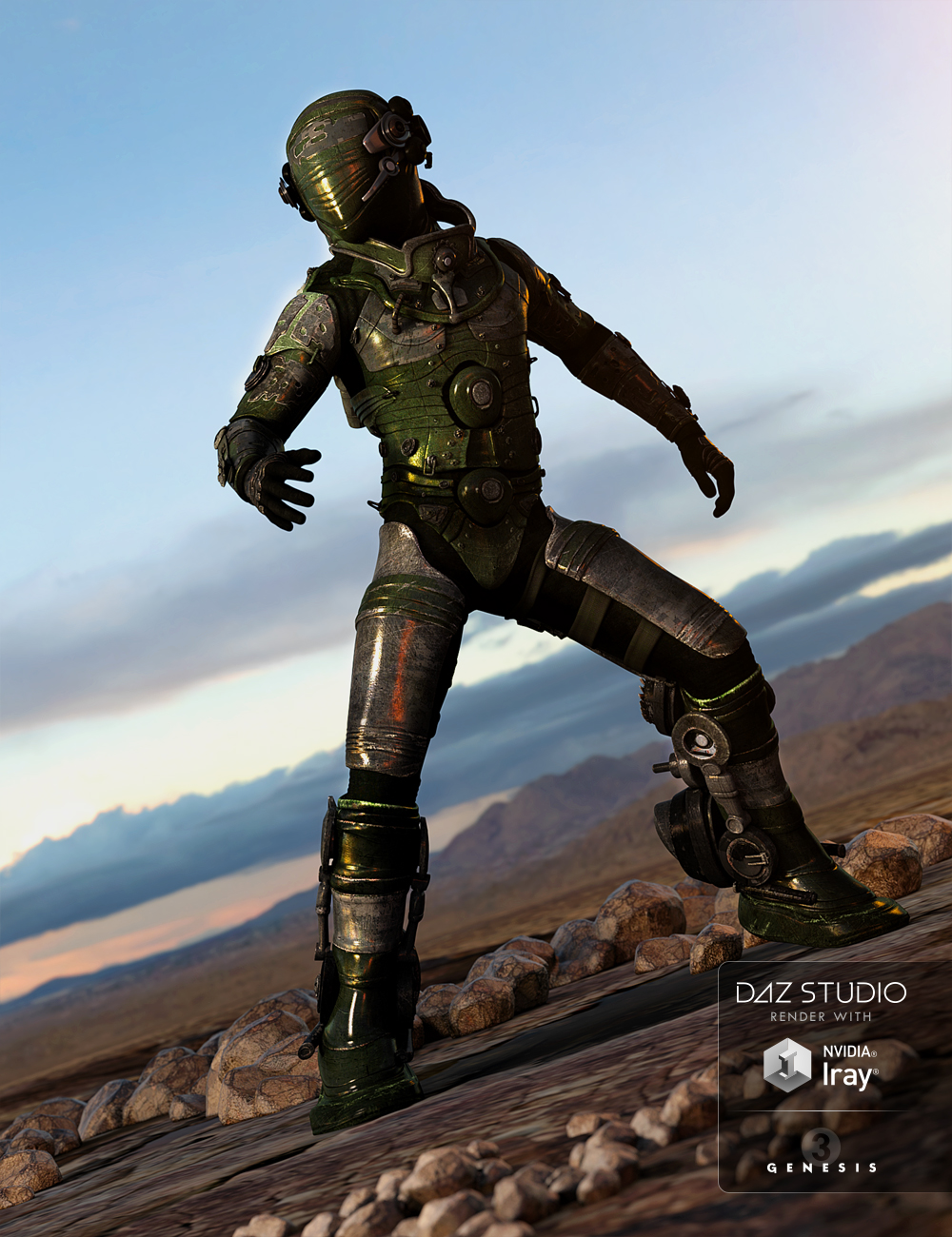EXO Suit Male Textures by: Anna Benjamin, 3D Models by Daz 3D