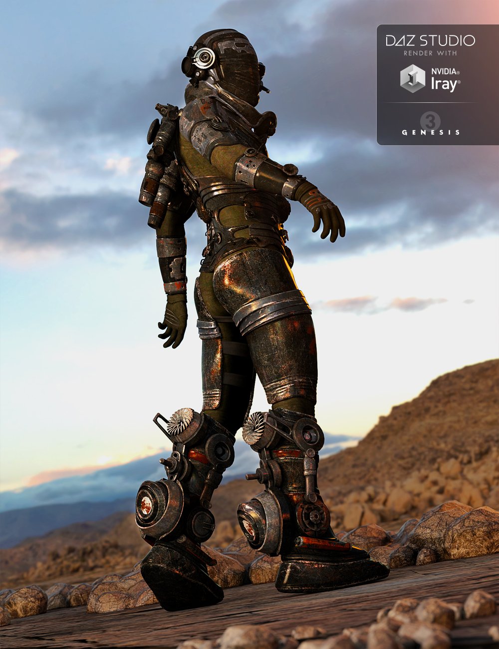 EXO Suit Male Textures by: Anna Benjamin, 3D Models by Daz 3D