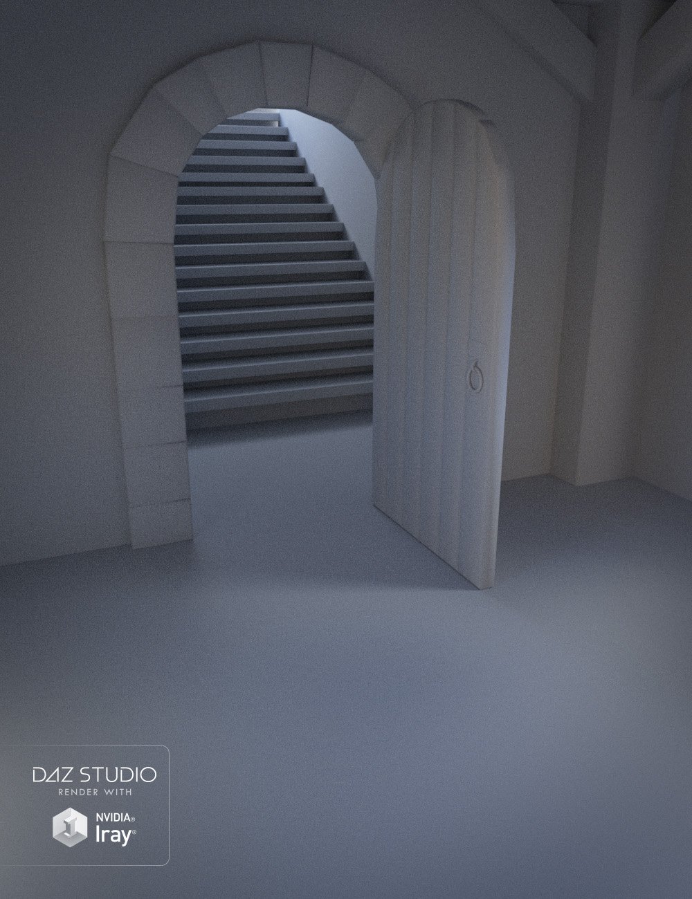 Fantasy Tower Hallway Fantasy Tower Hallway by: , 3D Models by Daz 3D