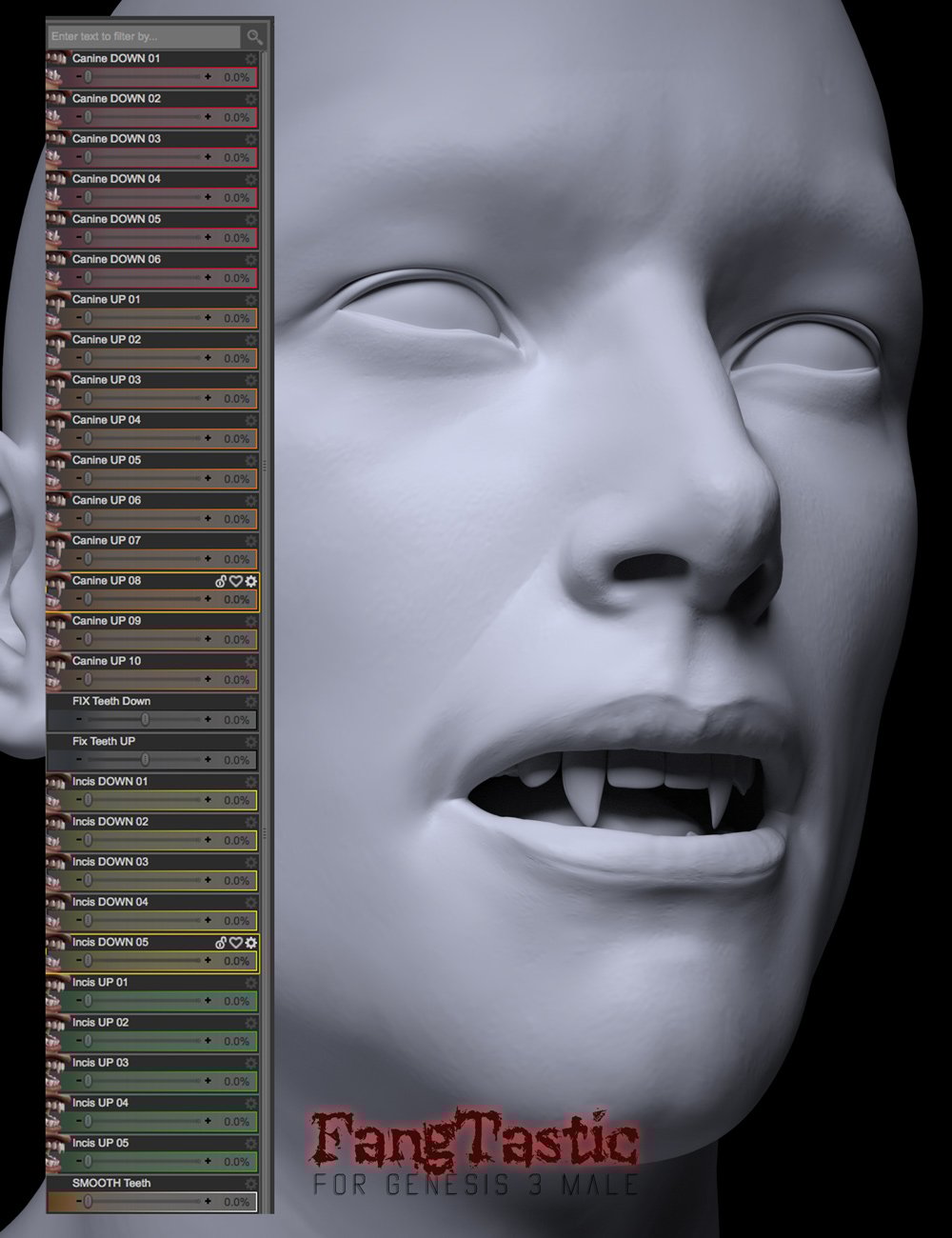FangTastic for Genesis 3 Male(s) FangTastic for Genesis 3 Male(s) by: Cake One, 3D Models by Daz 3D
