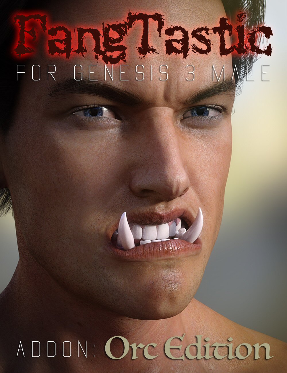 FangTastic ADDON:Orc for Genesis 3 Male(s) by: Cake One, 3D Models by Daz 3D