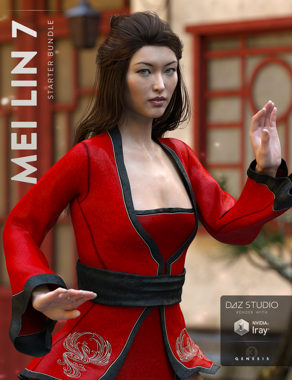 Mei Lin 7 Starter Bundle by: , 3D Models by Daz 3D