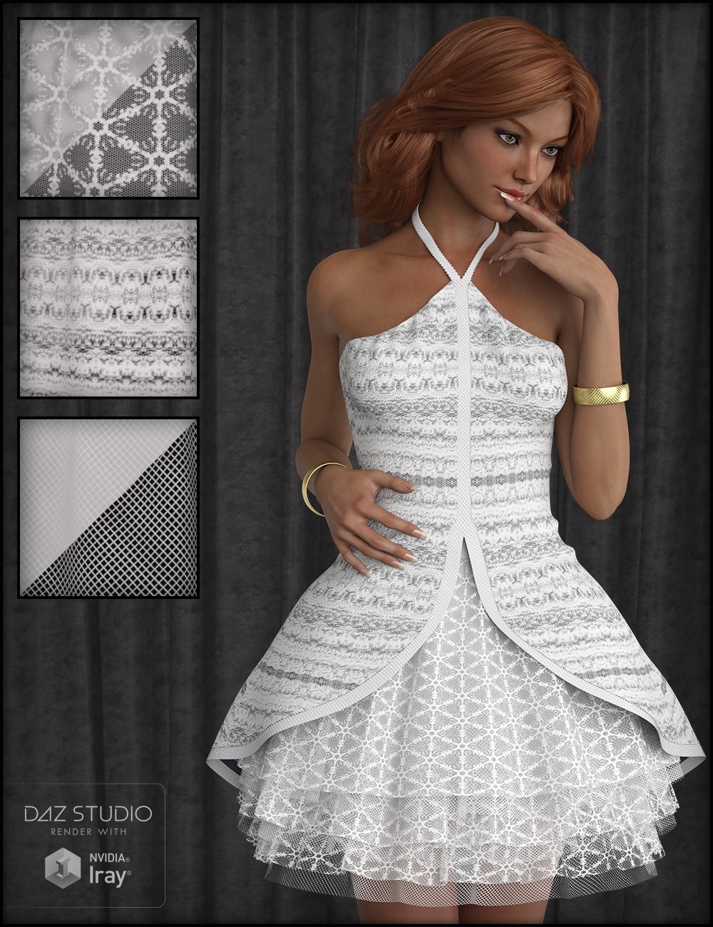 Fabric Basics Lace for Iray Fabric Basics Lace for Iray by: Fisty & Darc, 3D Models by Daz 3D