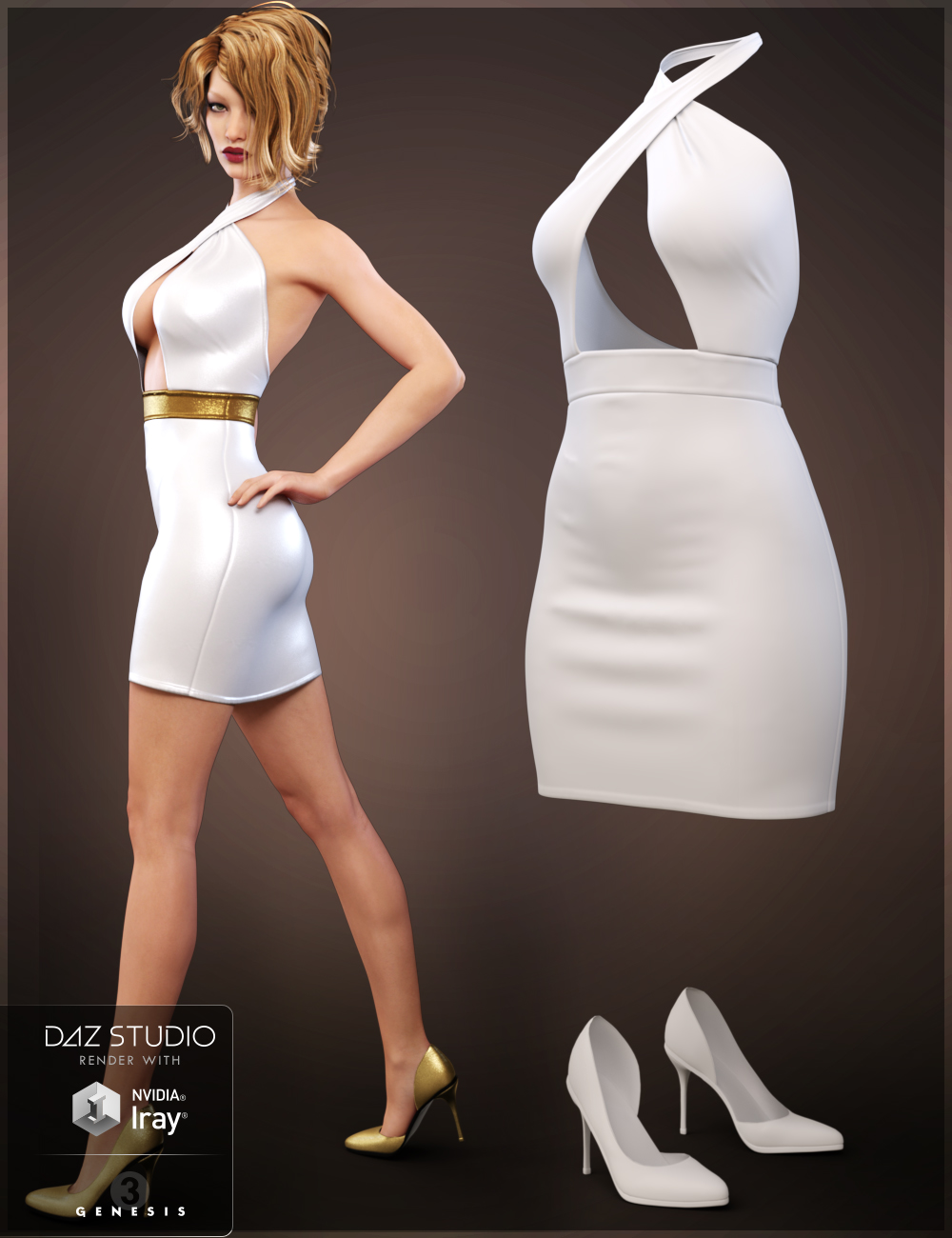 Ava Outfit for Genesis 3 Female(s) by: Nikisatez, 3D Models by Daz 3D