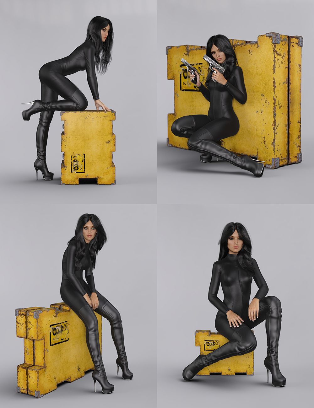 Shimuzu's SKYE Poses for Victoria 7 by: Shimuzu, 3D Models by Daz 3D