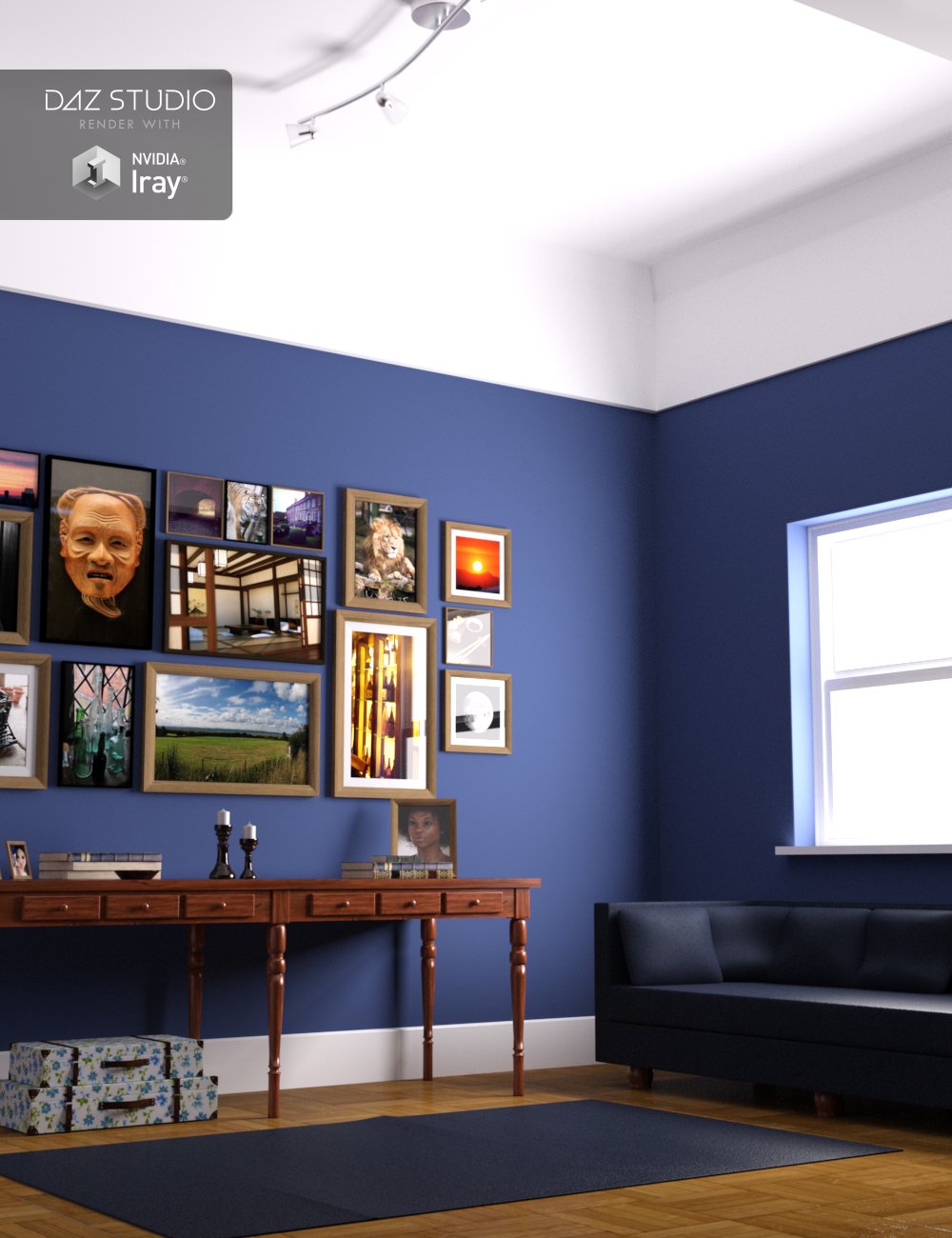 The Gallery Nook The Gallery Nook by: Moonscape Graphics, 3D Models by Daz 3D