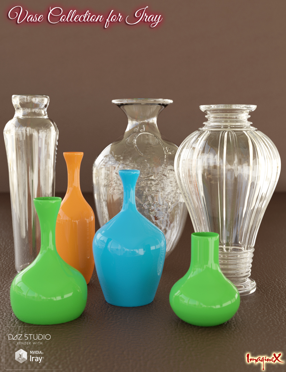 Vase Collection for Iray Vase Collection for Iray by: , 3D Models by Daz 3D