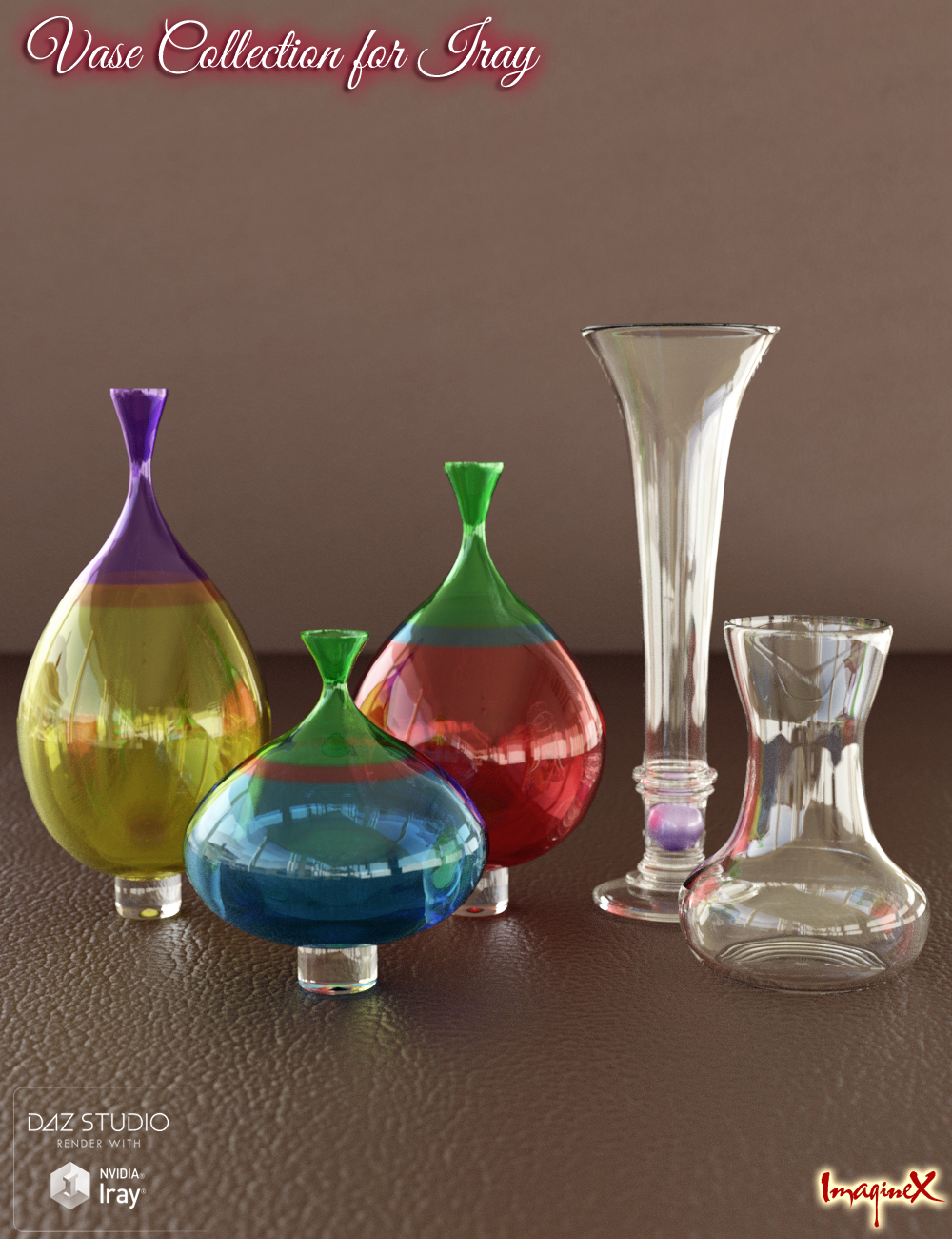 Vase Collection for Iray Vase Collection for Iray by: , 3D Models by Daz 3D
