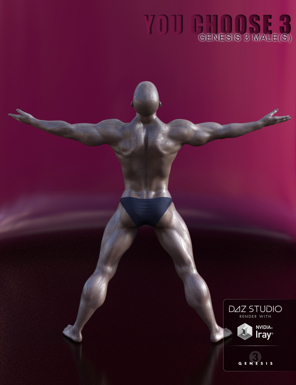 You Choose for Genesis 3 Male(s) by: Muscleman, 3D Models by Daz 3D