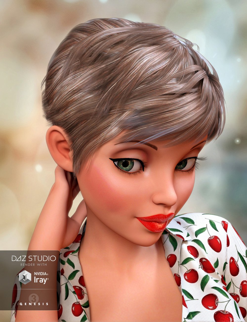 Tinkerbell Hair by: Propschick, 3D Models by Daz 3D