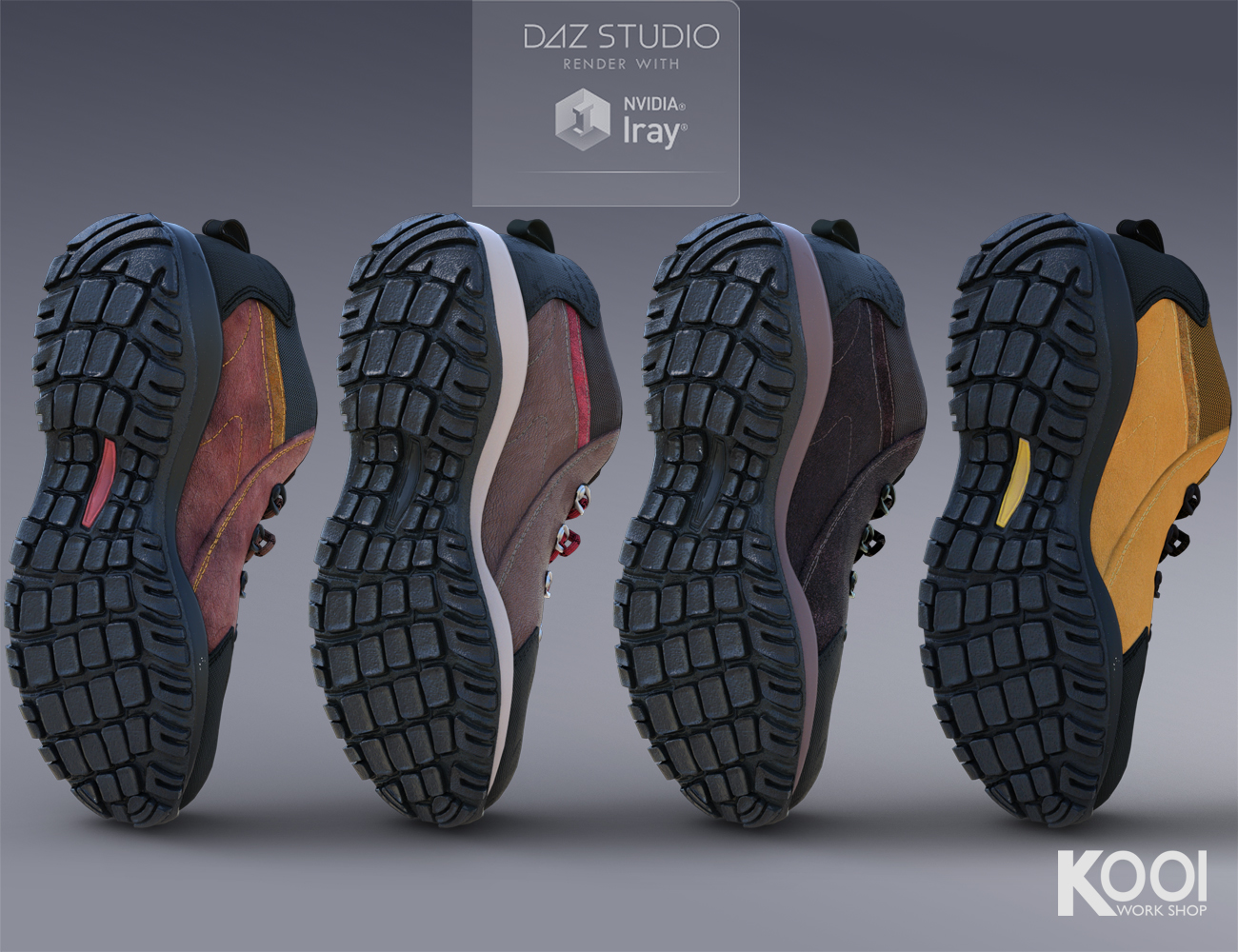 Hiking Shoes for Genesis 3 Male(s) Hiking Shoes for Genesis 3 Male(s) by: Kool, 3D Models by Daz 3D