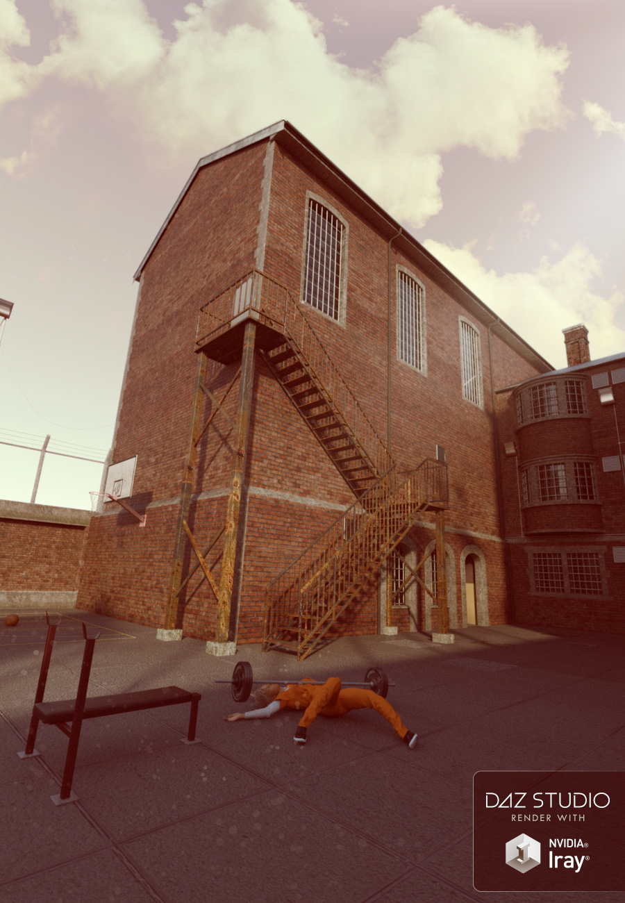 prison-exercise-yard-daz-3d