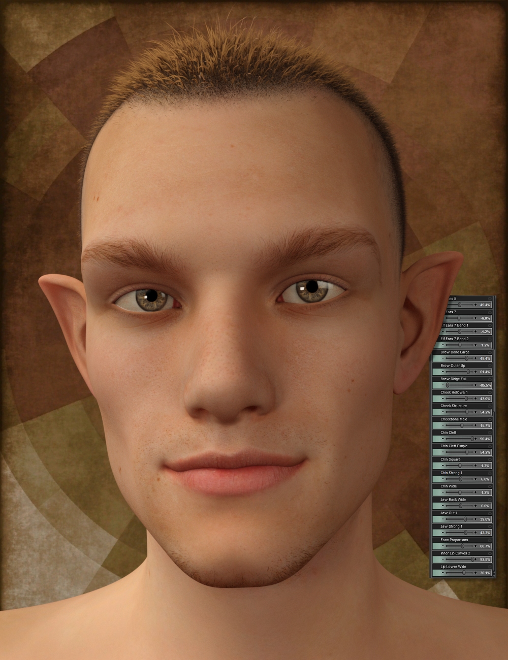 Genesis 3 Male Head Morph Resource Kit by: ThorneHandspan Studios, 3D Models by Daz 3D