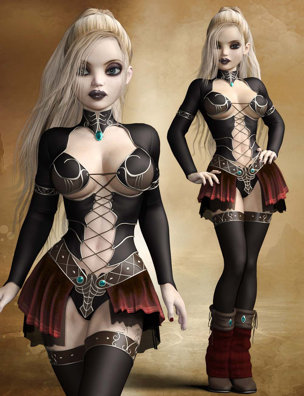 Guardian for Genesis 3 Female(s) by: Pretty3D, 3D Models by Daz 3D
