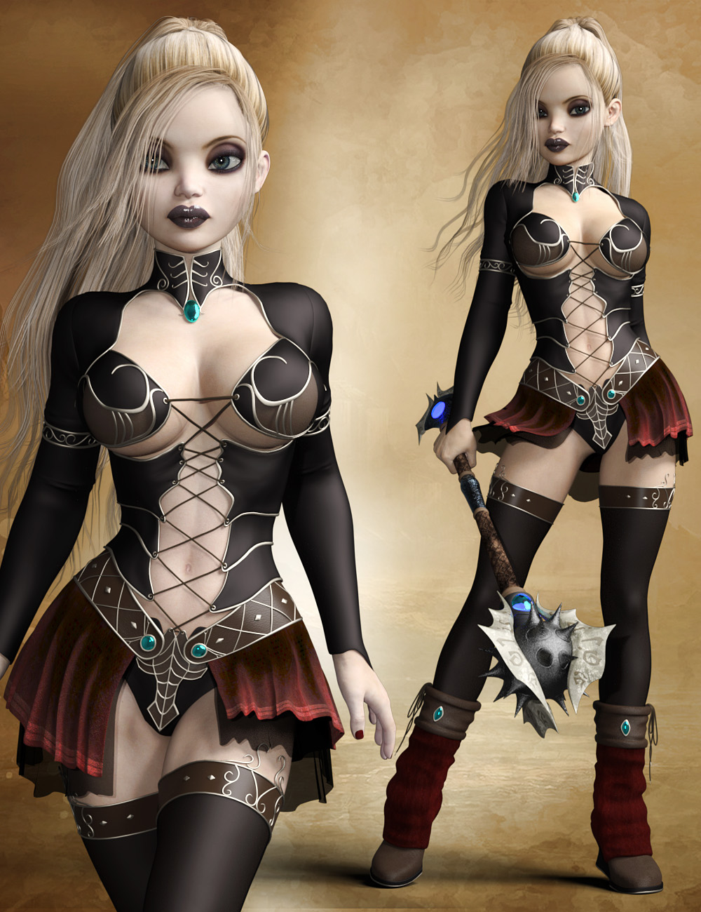Guardian for Genesis 3 Female(s) by: Pretty3D, 3D Models by Daz 3D