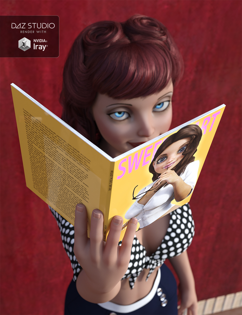 Oh! My Sweetheart Props for The Girl 7 by: Val3dart, 3D Models by Daz 3D