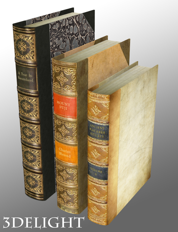 Widdershins Old Books by: , 3D Models by Daz 3D
