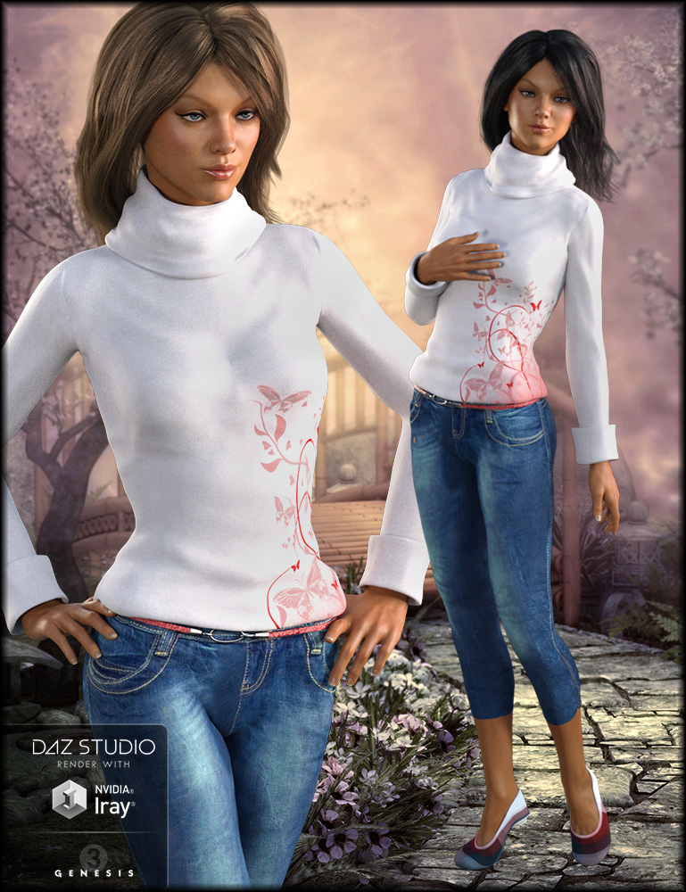 Kimi Style Textures by: Shox-Design, 3D Models by Daz 3D