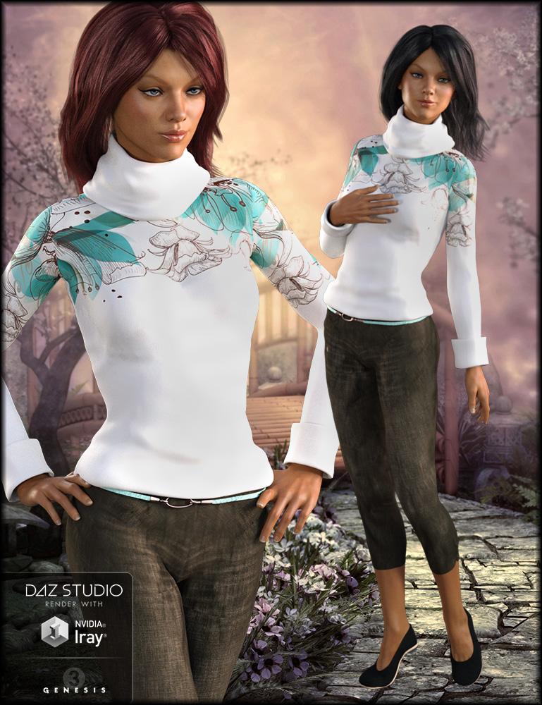 Kimi Style Textures by: Shox-Design, 3D Models by Daz 3D