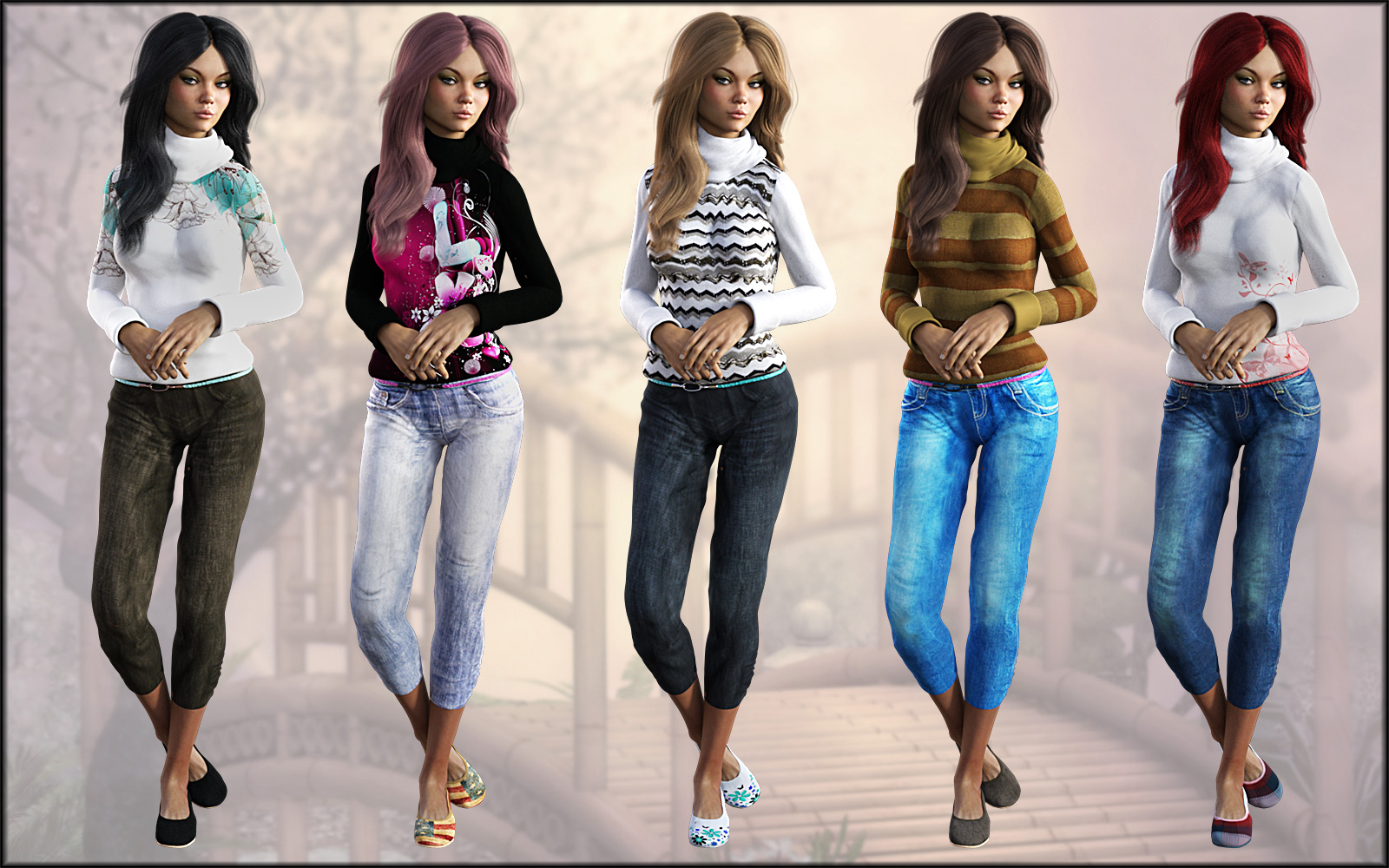 Kimi Style Textures Kimi Style Textures by: Shox-Design, 3D Models by Daz 3D
