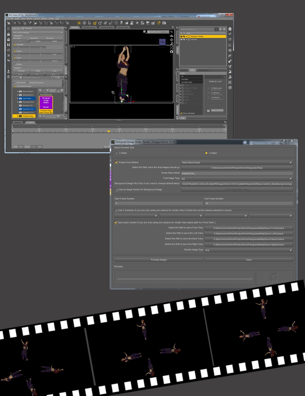 Hologram Image Maker for Daz Studio Hologram Image Maker for Daz Studio by: DraagonStorm, 3D Models by Daz 3D