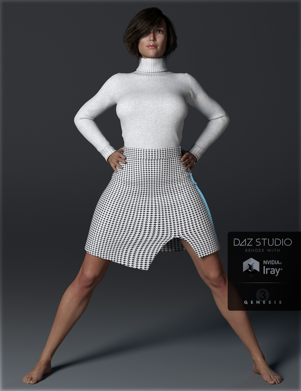 H&C Office Wear B for Genesis 3 Female(s) by: IH Kang, 3D Models by Daz 3D