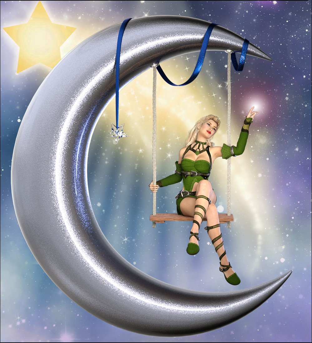 Z Enchanted Moon and Poses Z Enchanted Moon and Poses by: Zeddicuss, 3D Models by Daz 3D