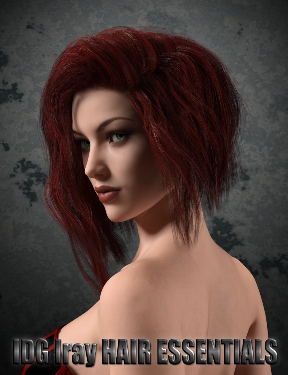 IDG Iray Hair Essentials Shaders by: IDG DesignsDestinysGardenInaneGlory, 3D Models by Daz 3D