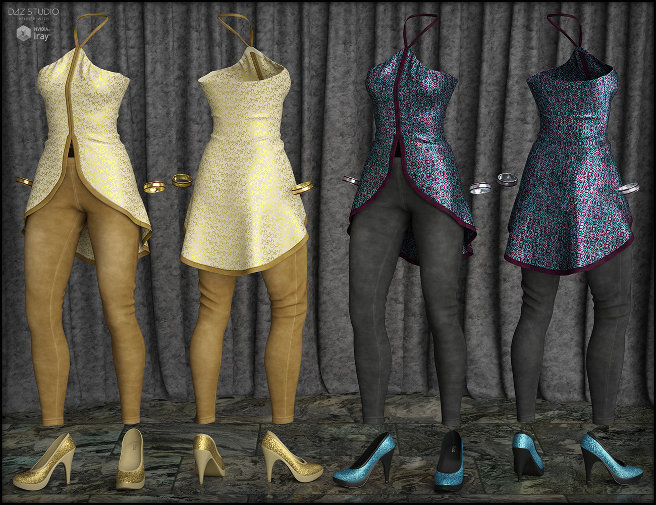 Midnight Club for Genesis 3 Female(s) by: Fisty & Darc, 3D Models by Daz 3D