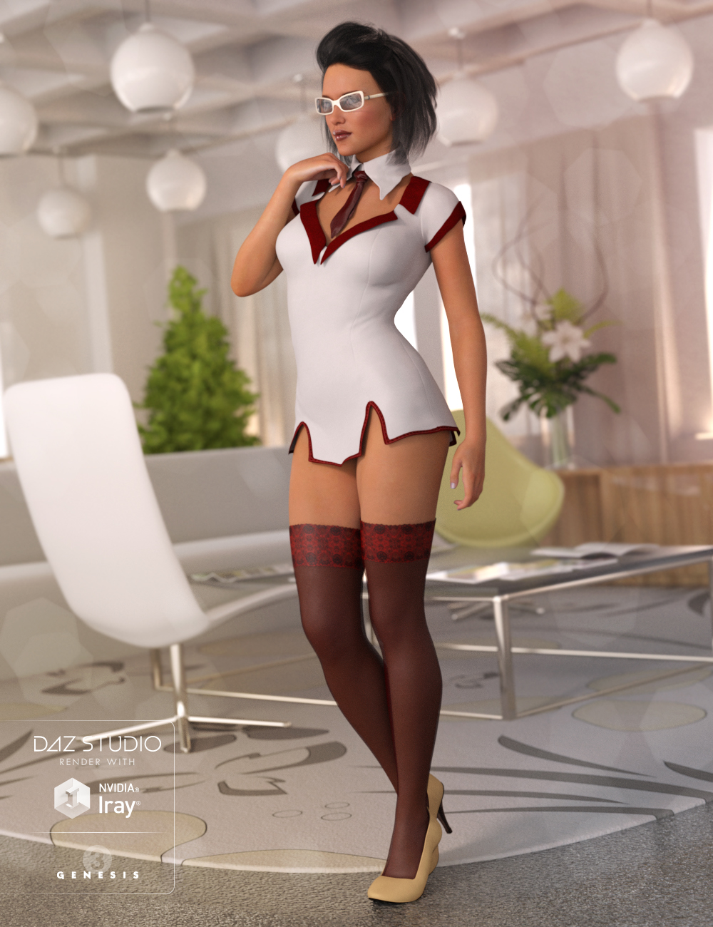 Sexy Secretary Outfit Textures Sexy Secretary Outfit Textures by: Shox-Design, 3D Models by Daz 3D