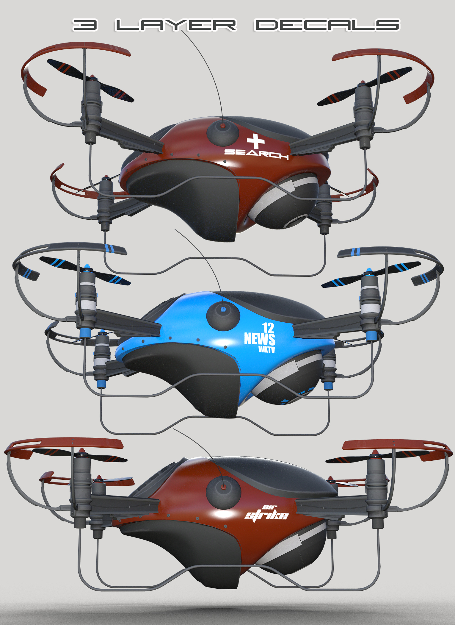 Drone Drone by: The AntFarm, 3D Models by Daz 3D