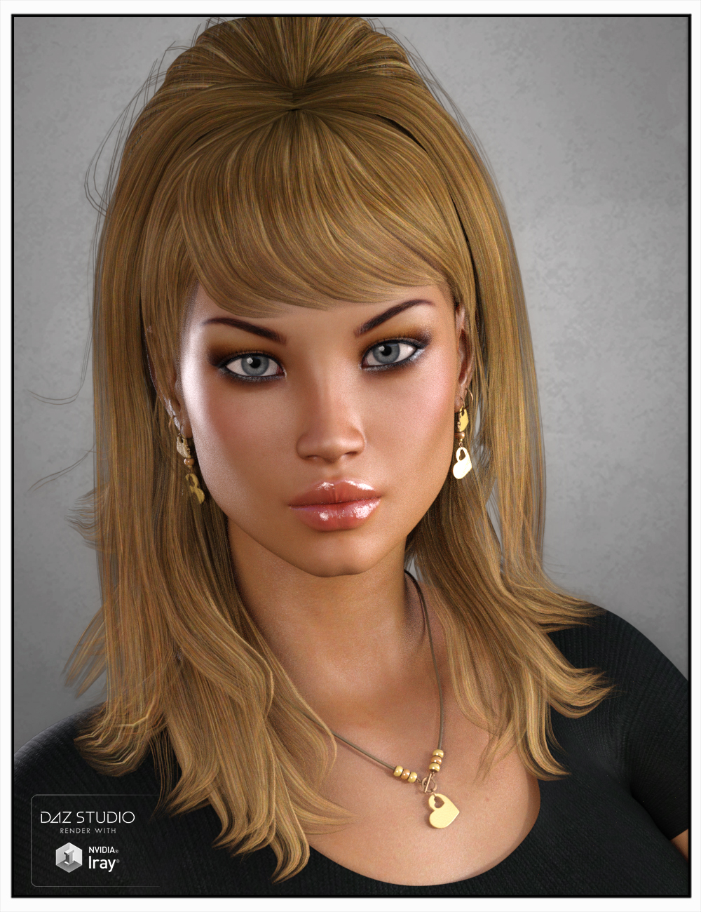 Juliet Hair for Genesis 3 Female(s), Genesis 2 Female(s) and Victoria 4 by: SWAM, 3D Models by Daz 3D