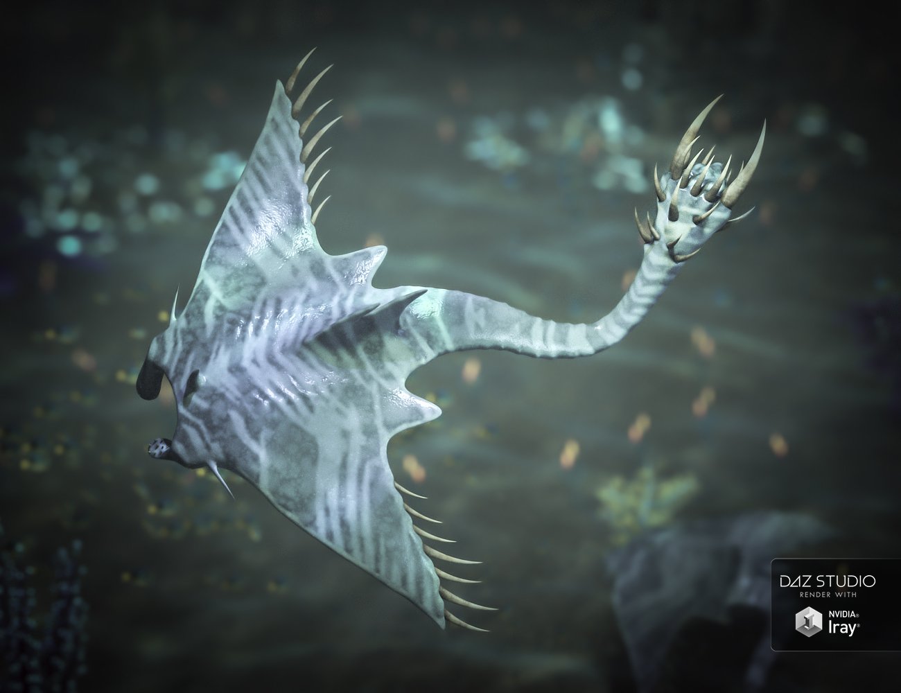 Demon Ray Demon Ray by: Valandar, 3D Models by Daz 3D