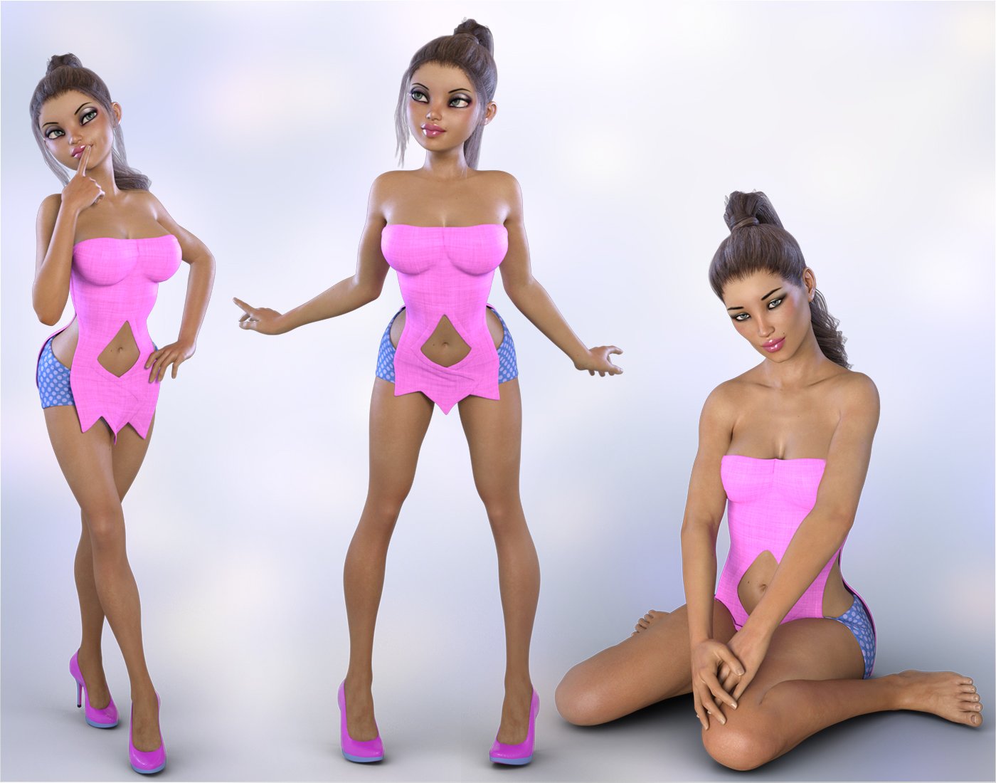 Z Coquette - Poses for Genesis 3 Female and The Girl 7 Z Coquette - Poses for Genesis 3 Female and The Girl 7 by: Zeddicuss, 3D Models by Daz 3D