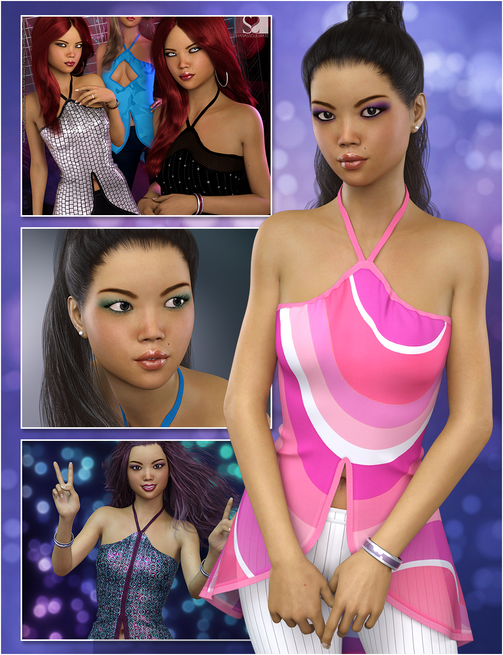 Tenshi HD and Midnight Club Bundle by: Fred Winkler ArtSabby3DSublimeProductionsFisty & DarcShanasSoulmate, 3D Models by Daz 3D