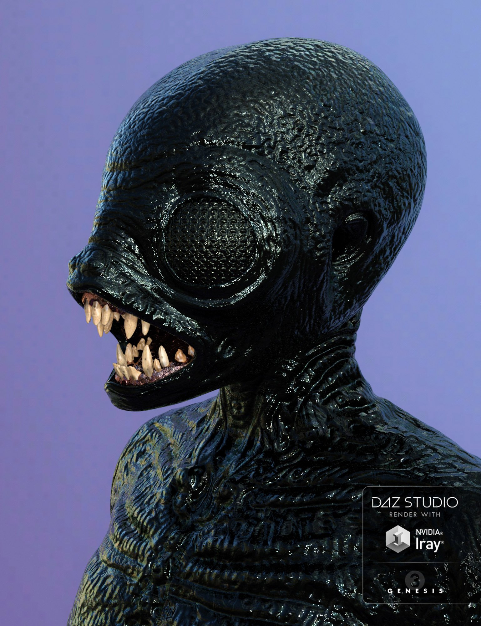 Mutant X HD for Genesis 3 Male by: Oskarsson, 3D Models by Daz 3D