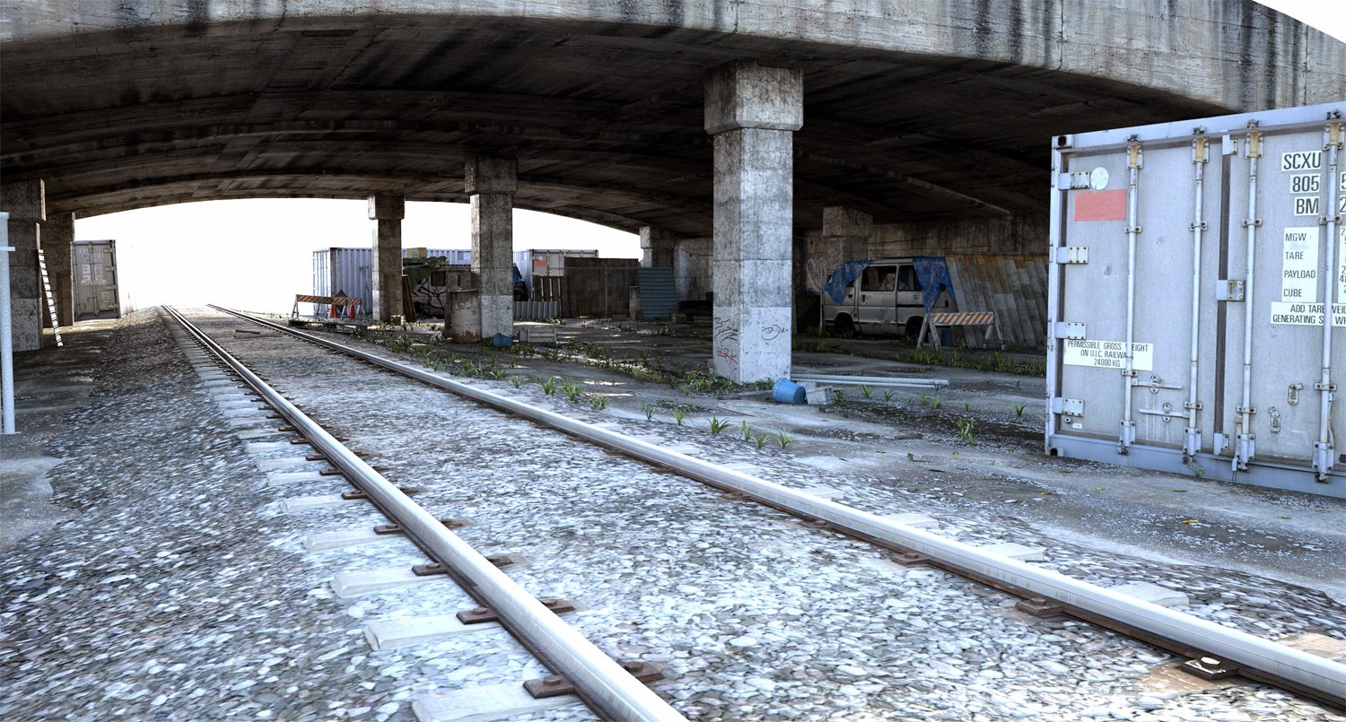Under the Overpass Under the Overpass by: Stonemason, 3D Models by Daz 3D