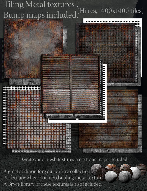 Stressed Metal Texture Kit by: LaurieS, 3D Models by Daz 3D